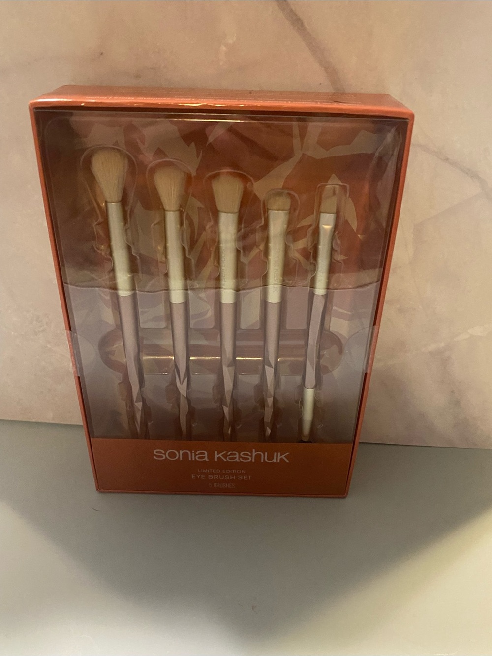 Sonia Kashuk Five-Piece Eye Brush Set - Rose Gold Handles